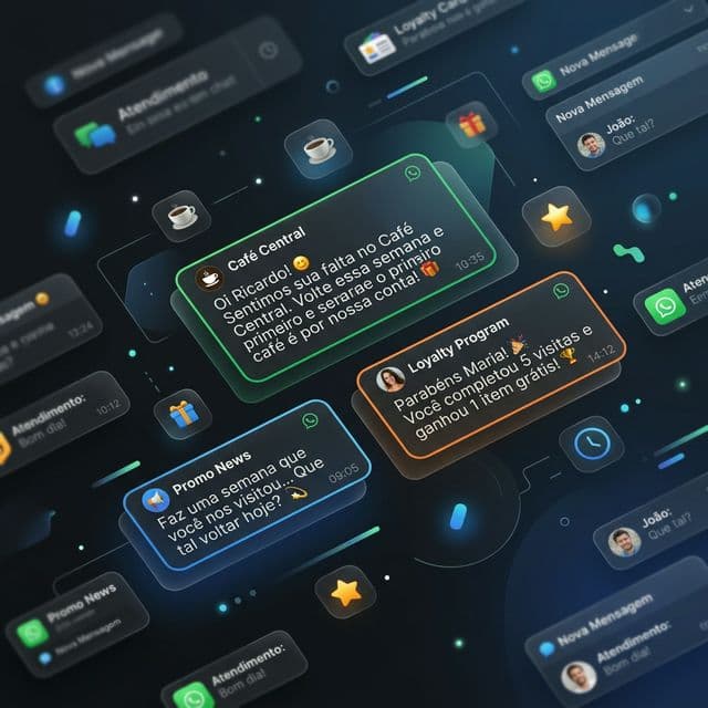 Mensagem automática do AutoMimos no WhatsApp